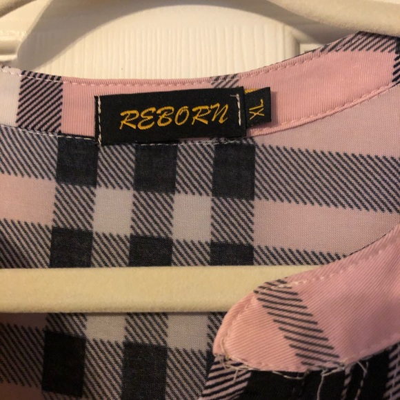 SOLD on another site! Sweet Pink & Black Tunic - Picture 2 of 4